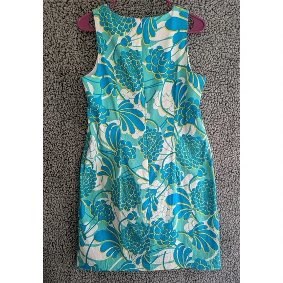 London Times Womens Floral Print Zipper Fit Flare Dress Fuschia Size 10 NWT - Picture 2 of 7